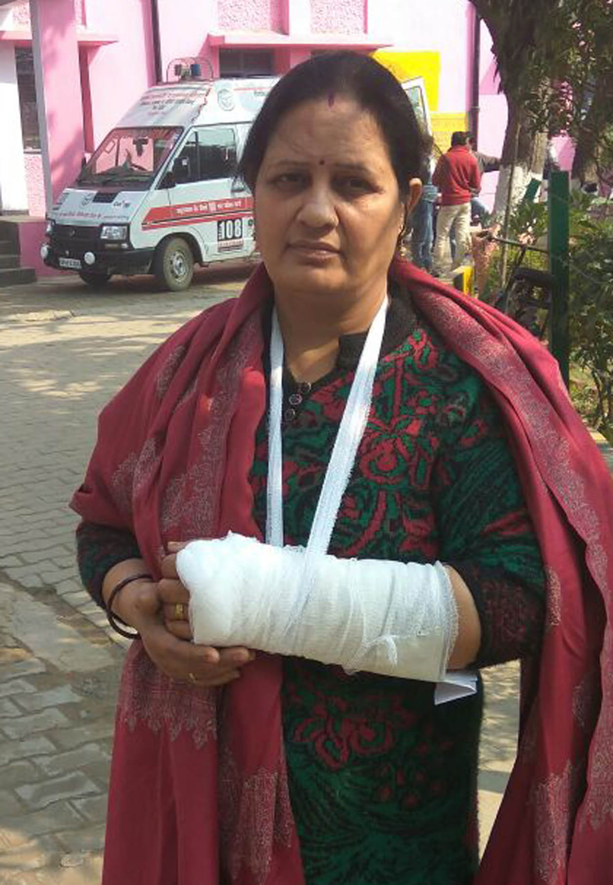 Husband and wife beaten.