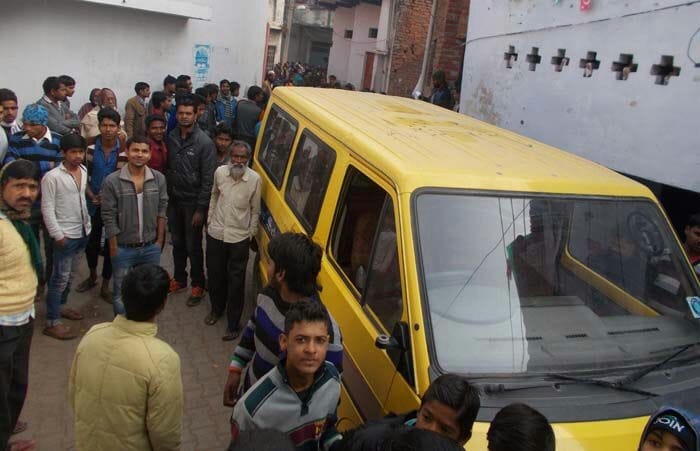 Bhadohi child become innocent victim of a school van
