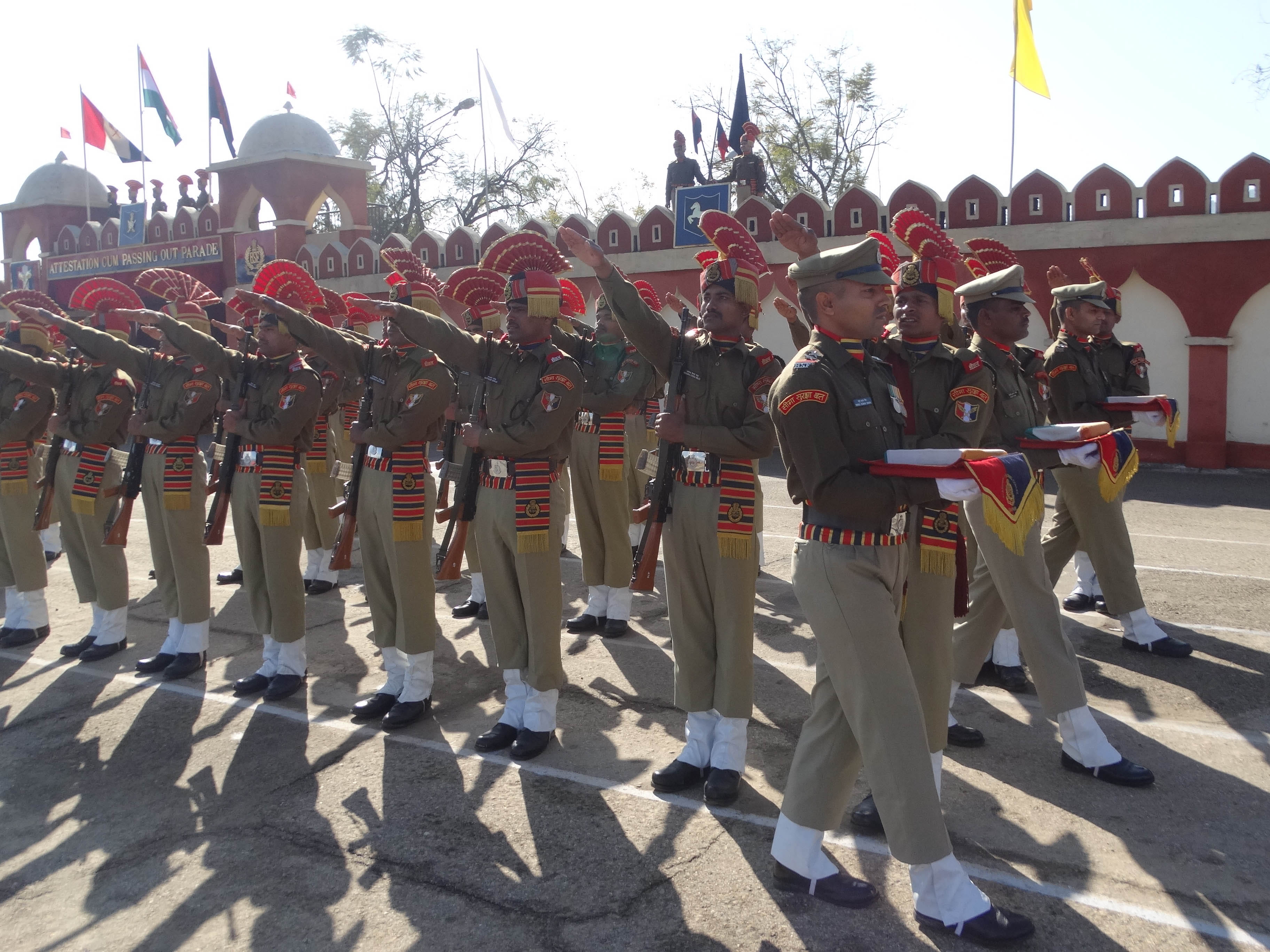 bsf passing out parade in udhampur