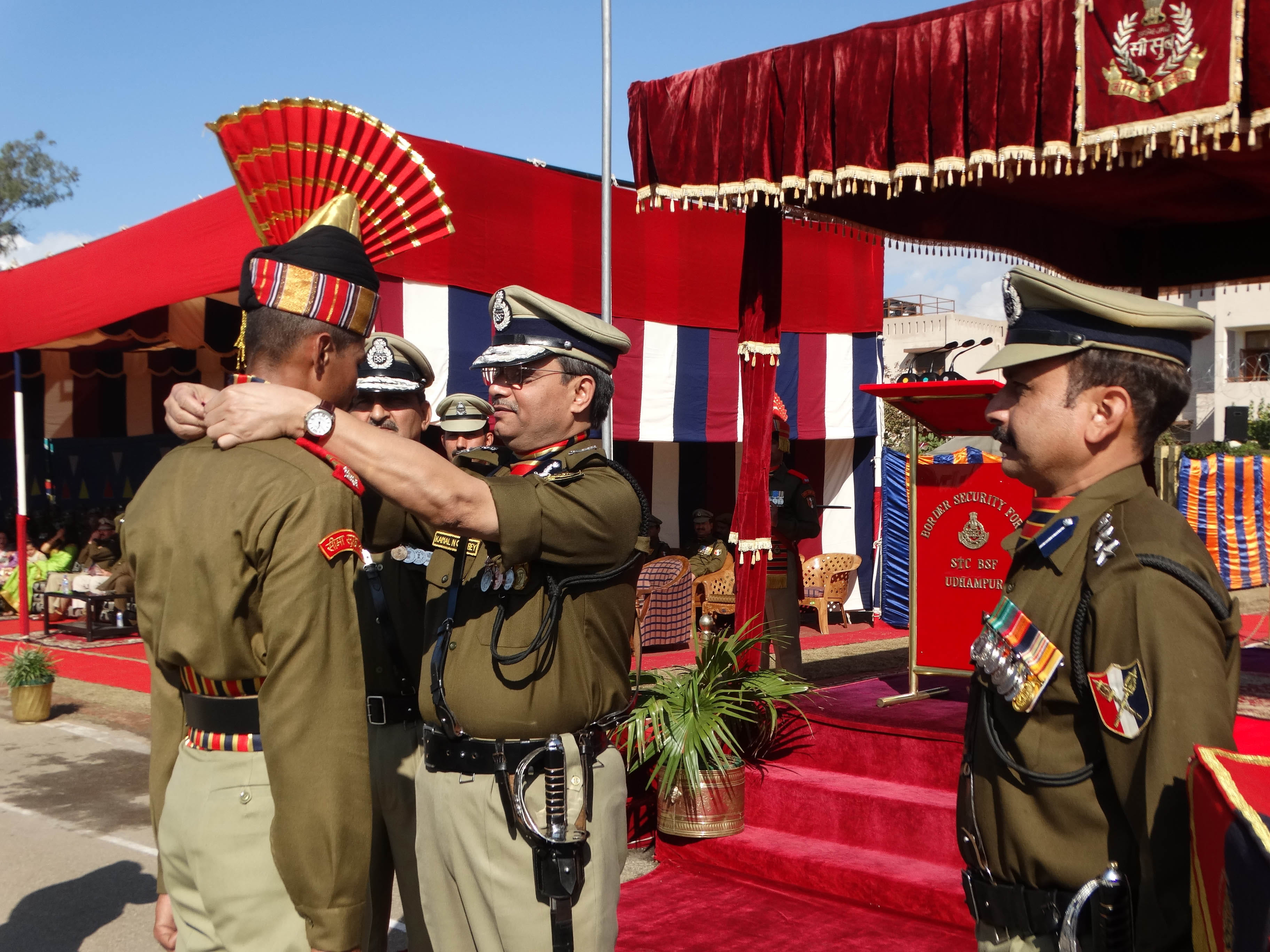 bsf passing out parade in udhampur