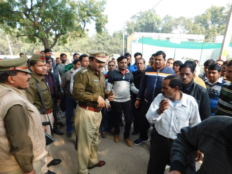 CO beating the personnel who indecency
