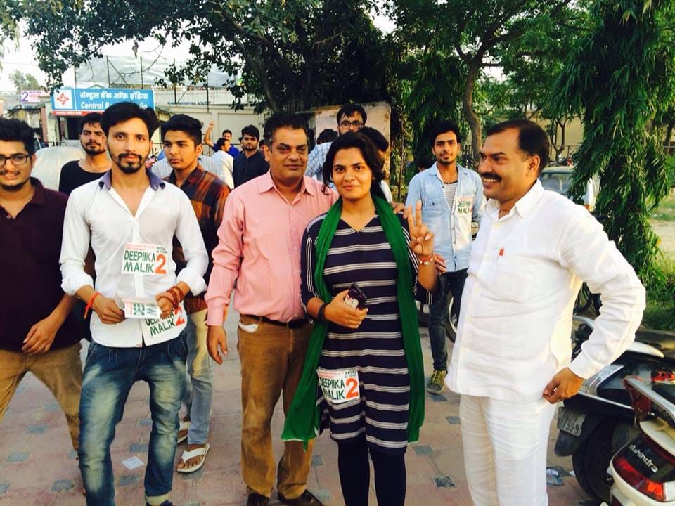 delhi university student jat girl deepika malik video on jat reservation protest viral