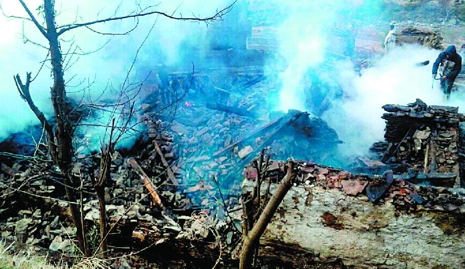 Fire in sitapur