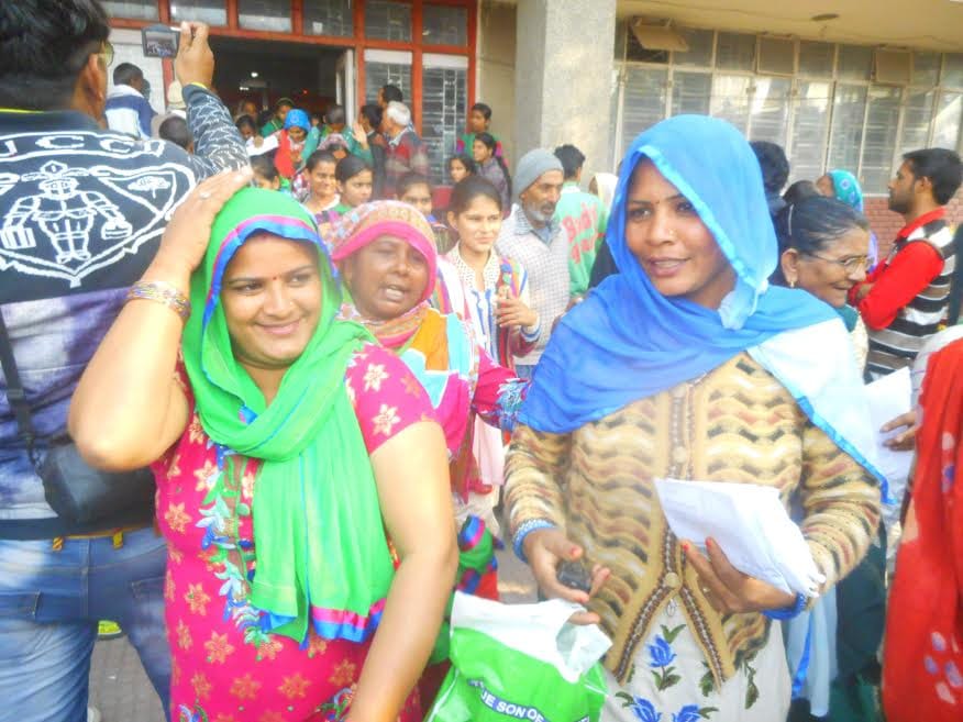 rumour of 2 lakh rupee donation under project of beti bchao beti pdhao, crowd at jind of haryana