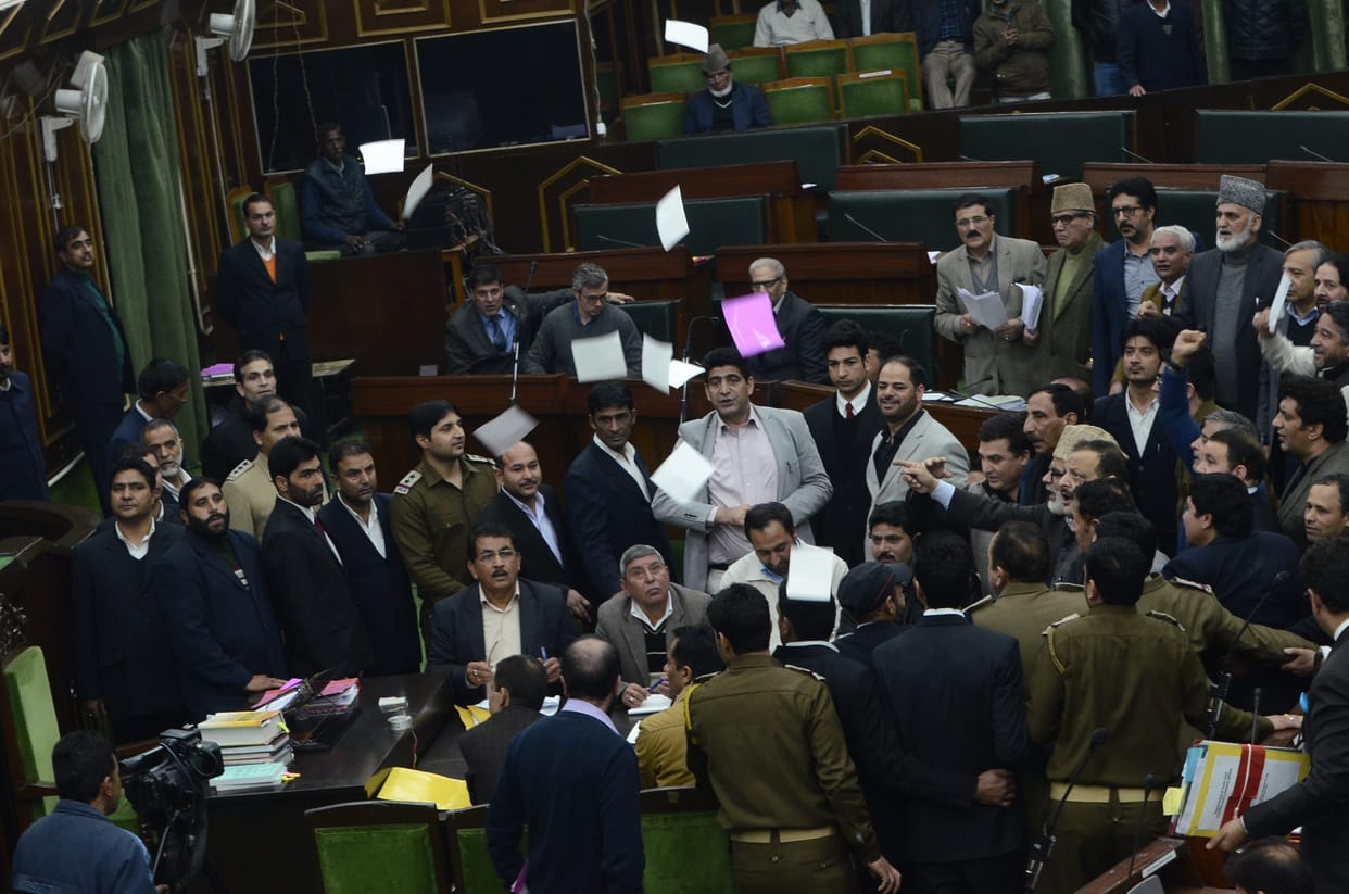 cabinet meeting postponed due to Uproar in assembly
