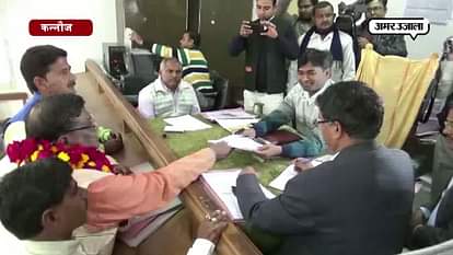 NOMINATION FILED BY CANDIDATES IN KANNAUJ