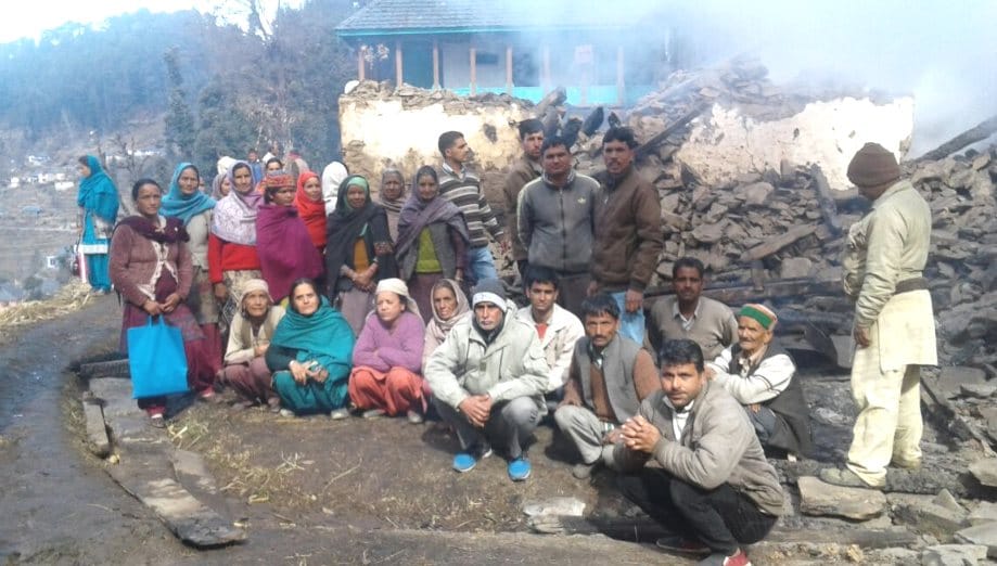 House Fire at Gohar in Mandi.
