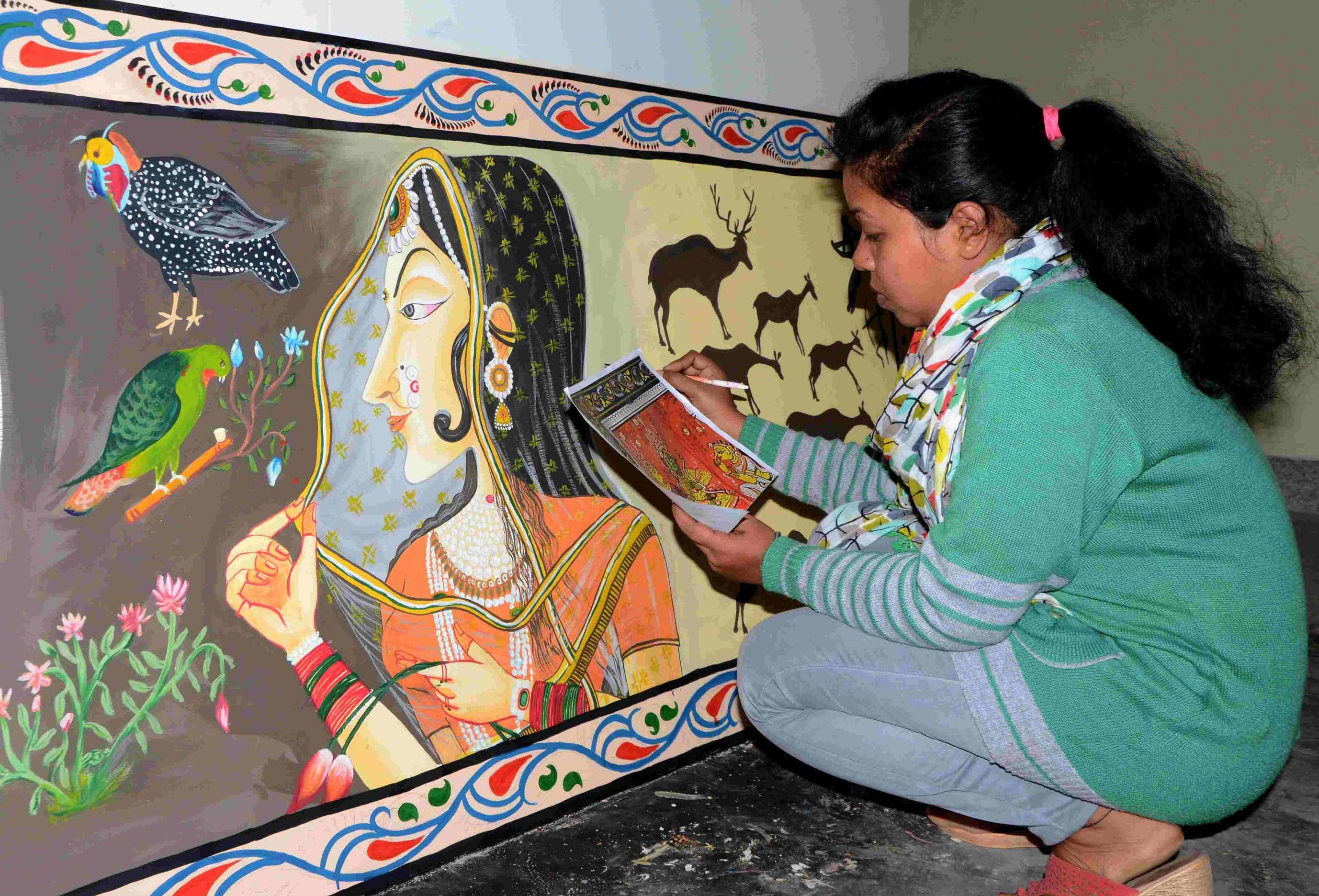 americi scholar augistna painting imural art at assi
