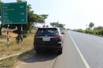 New toyota fortuner driven more than 5000 kilometer from mumbai to puduchery