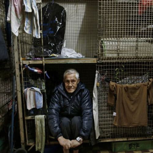 People In Hong Kong Are Forced To Live In Coffin Homes