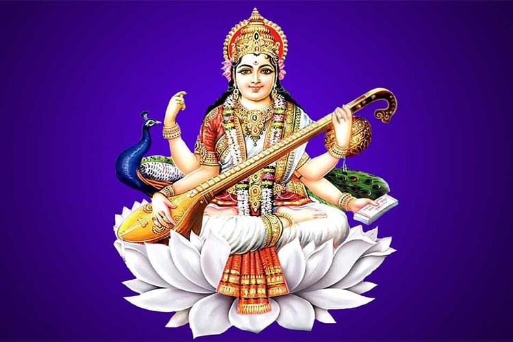 Download Wallpaper Of Maa Saraswati At Vasant Panchami - Amar Ujala Hindi News Live - वसंत पंचमी के पावन पर्व पर डाउनलोड करें मां सरस्वती के Wallpaper