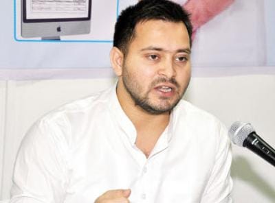 Tejasvi yadav targetted BJP against attack on bhansali