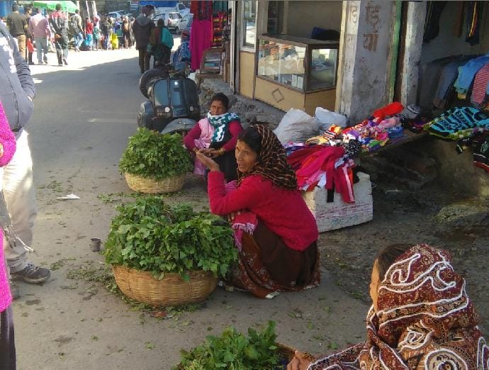 Women were left to guard the fields