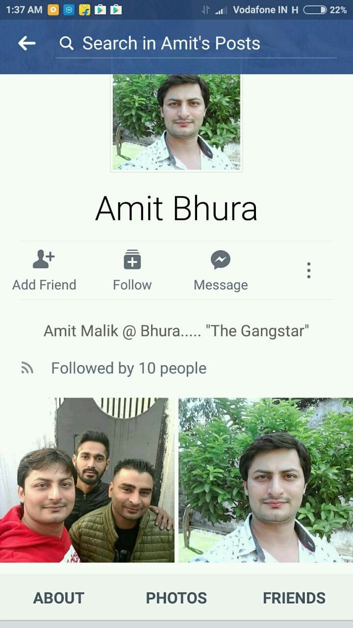 bhoora, who is in jail for updating a Facebook account