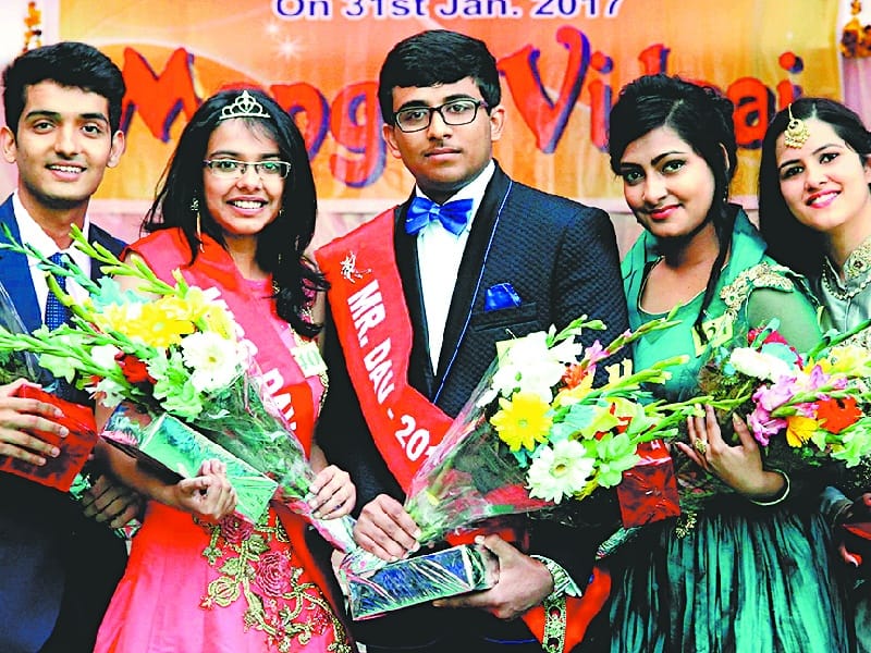 DAV Public School, for students of Class XII farewell party,  party of children  Class IX, Patiala