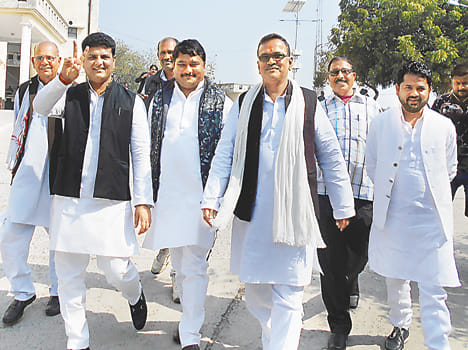Nomination of five candidates in both seats