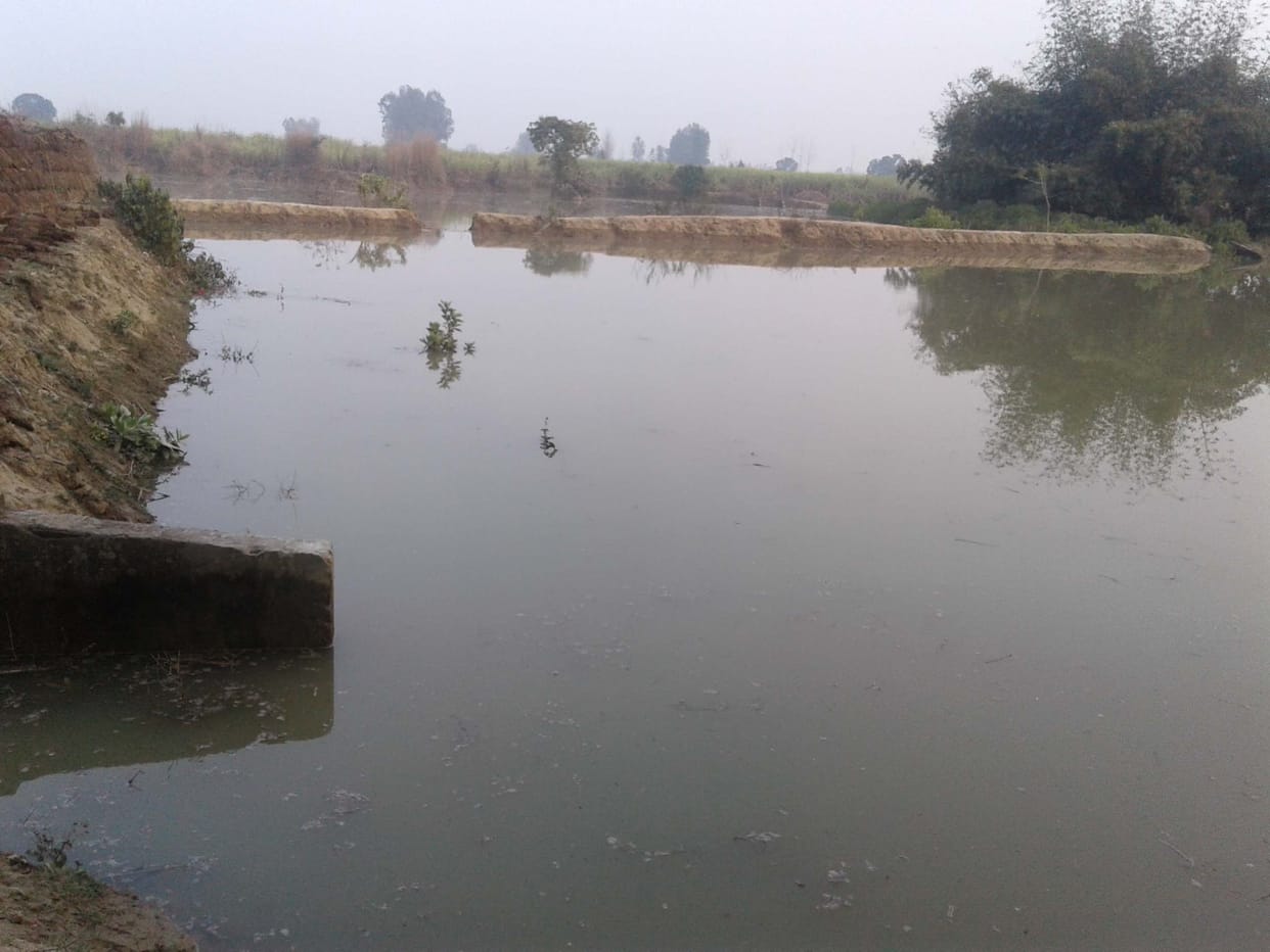 Minor cuts ten acres of crops submerged tracks