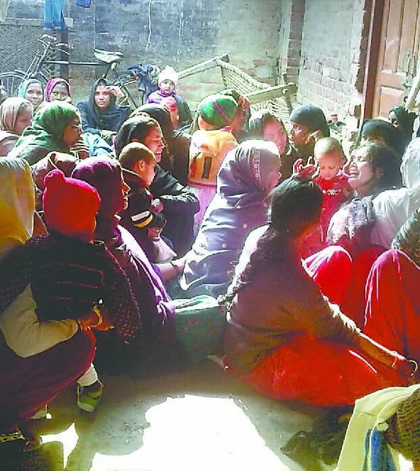 Four families were destroyed by heavy fog 