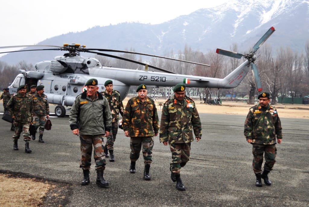 ARMY CHIEF VISITS VALLEY