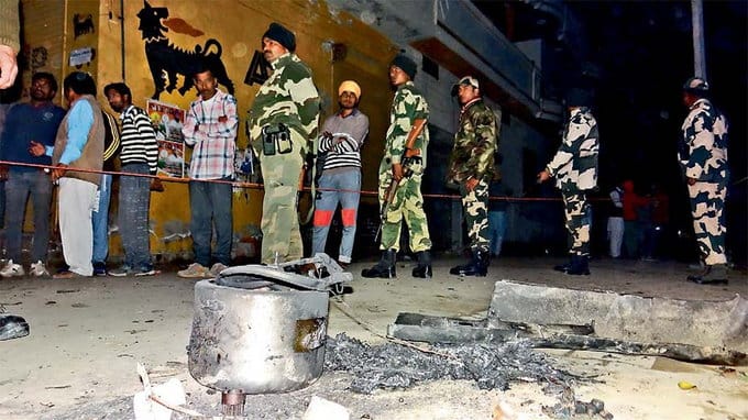 girl marriage on 4th february and father critically injured in congress candidate rally blast
