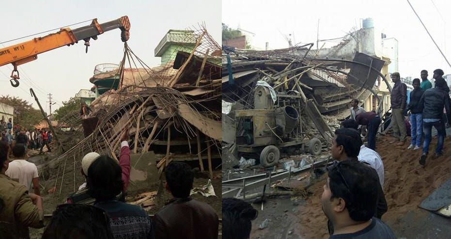 building collapse in kanpur about 50 persons injured 