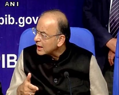Press conference of Arun jaitley after Budget
