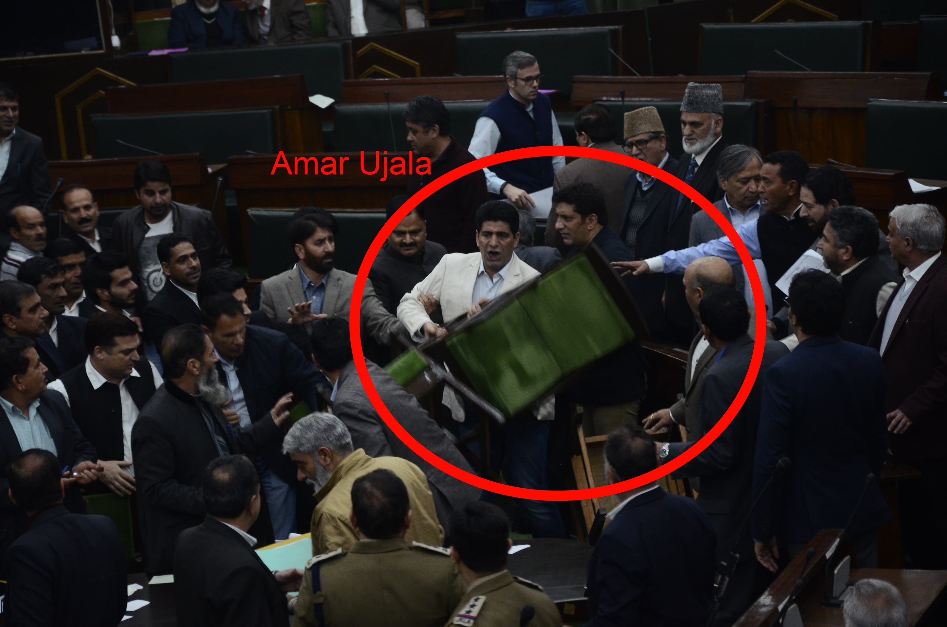 Jammu and Kashmir assembly vandalized