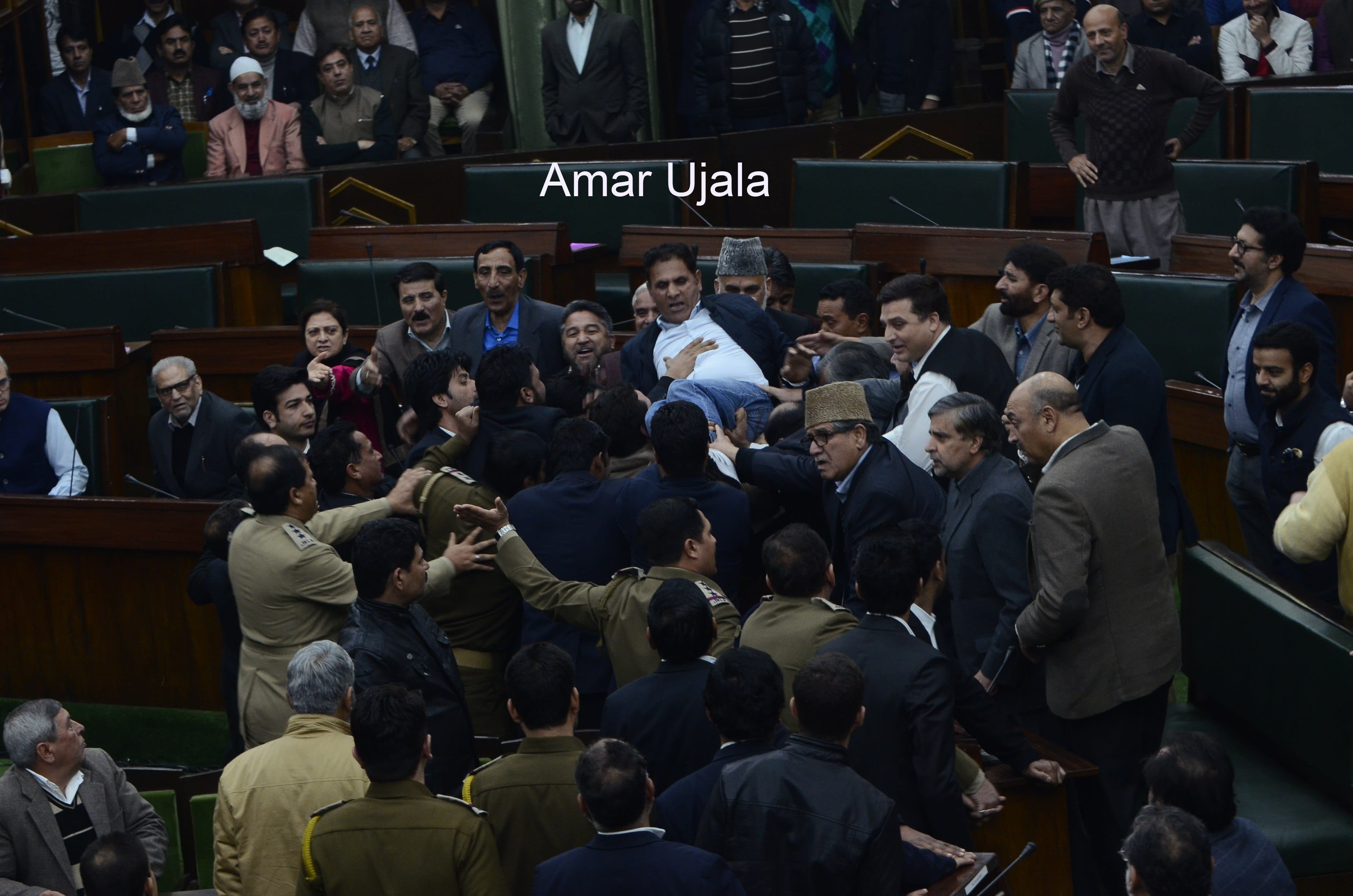 Jammu and Kashmir assembly vandalized