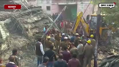 6 STOREY BUILDUING FALL IN KANPUR, 7 KILLED