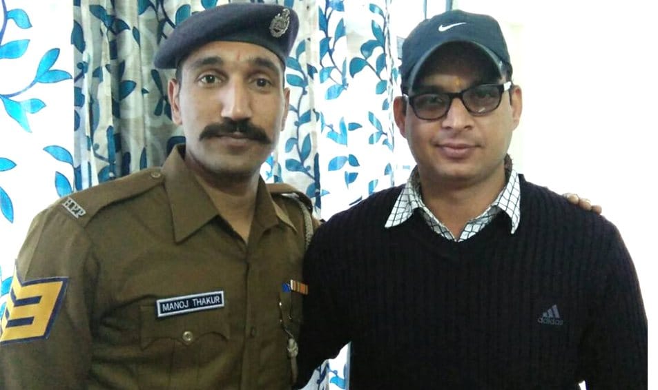 Threatenings To HP Police Head Constable Manoj Thakur.