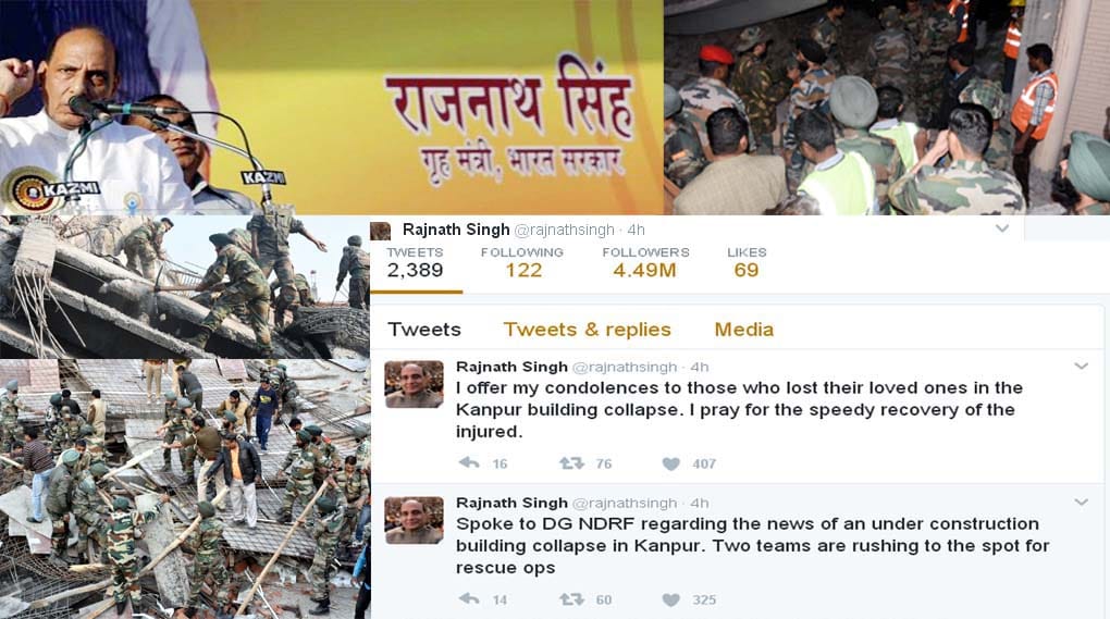 rajnath singh says about kanpur accident