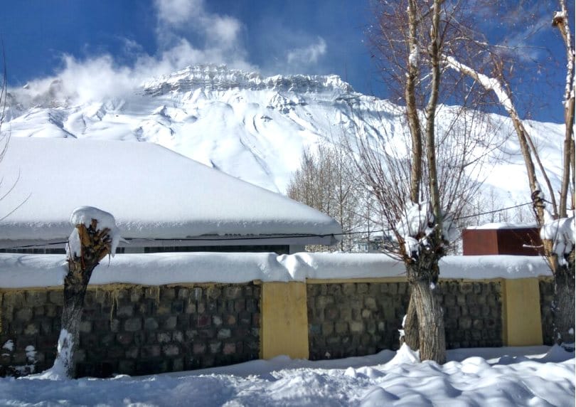 Fresh Snowfall in Himachal, Live Photos Of Lahaul Valley.