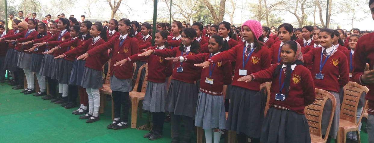 The district magistrate oath administered to children
