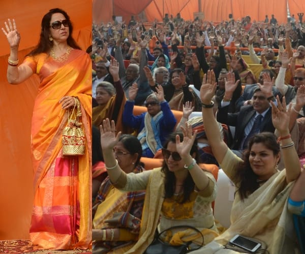 hema malini in Lucknow.