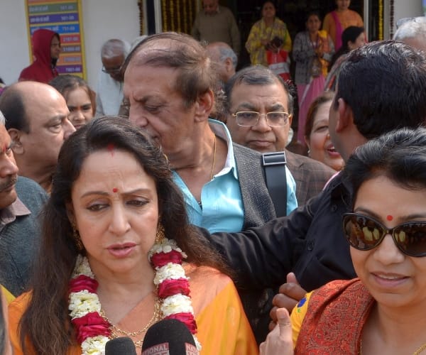 hema malini in Lucknow.