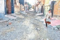 ward 6, people in problem, construction pending, kaithal