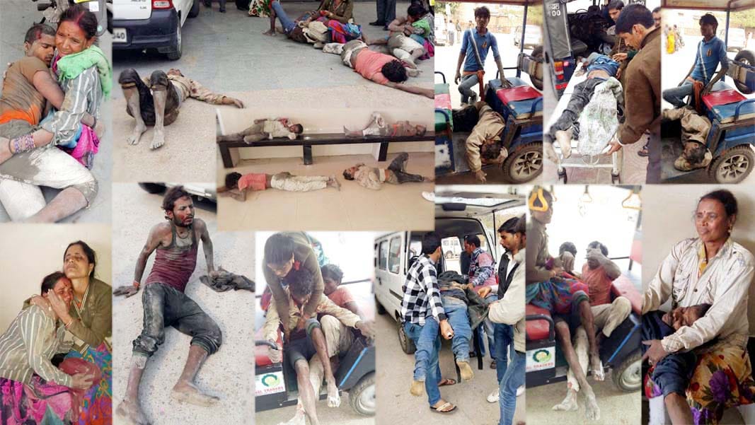 story of kanpur injured people