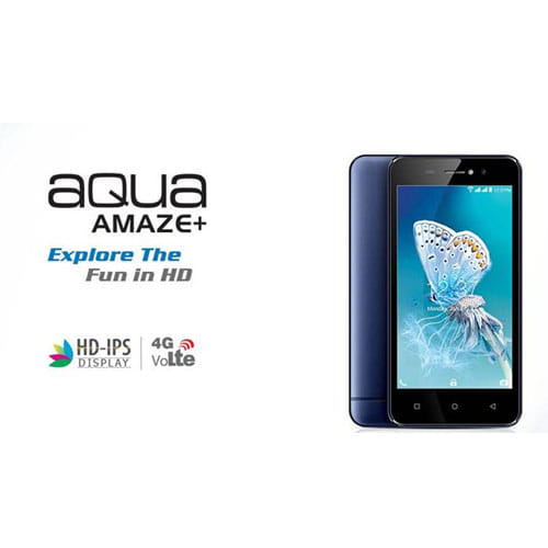 intex launches aqua plus 4G VoLTE smartphone