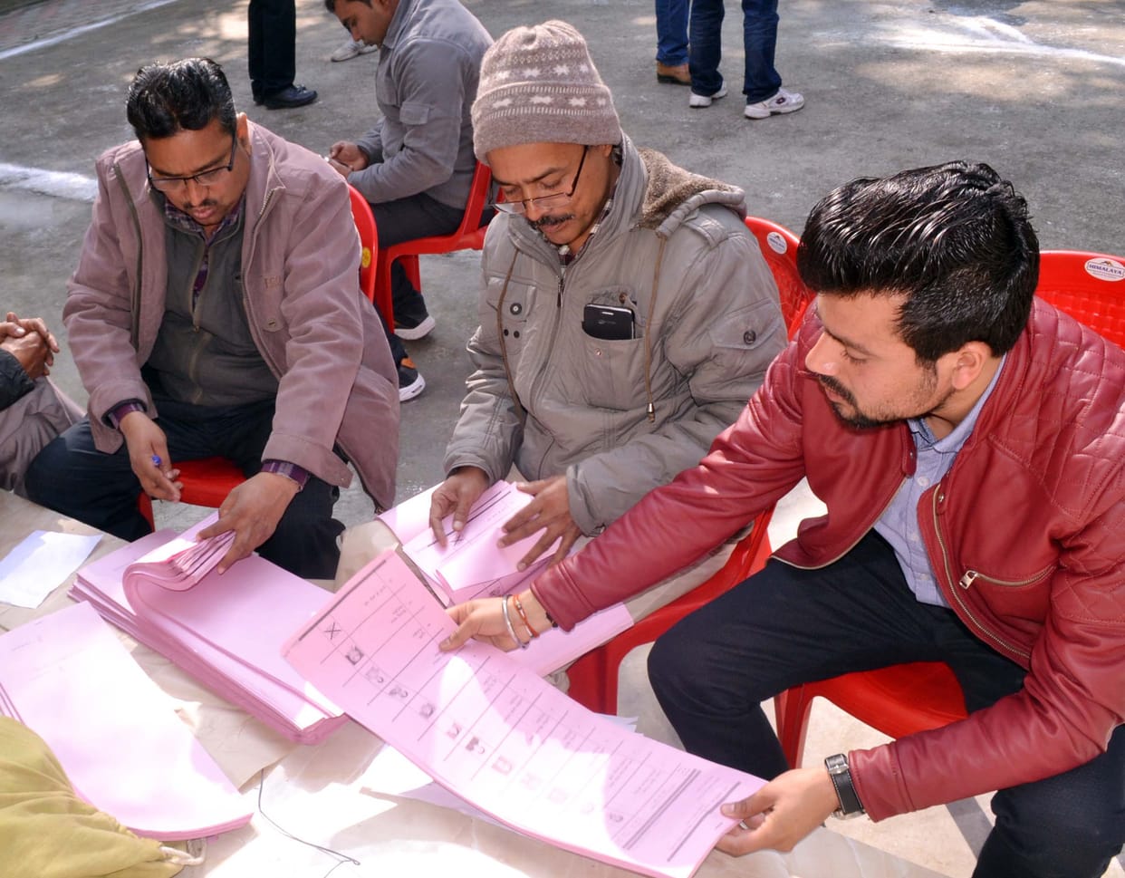 MLC elections left the polling parties