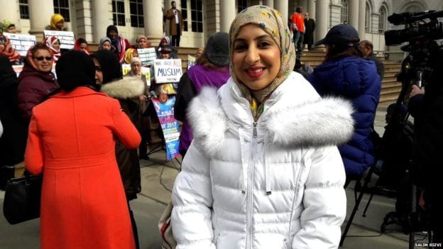 Appear strength to wear hijab in the Trump's US