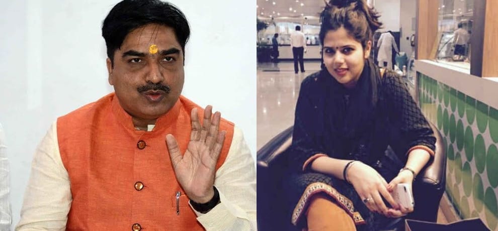 bjp spokeperson prem shukla made obscene comment on sp leader pankhudi pathak