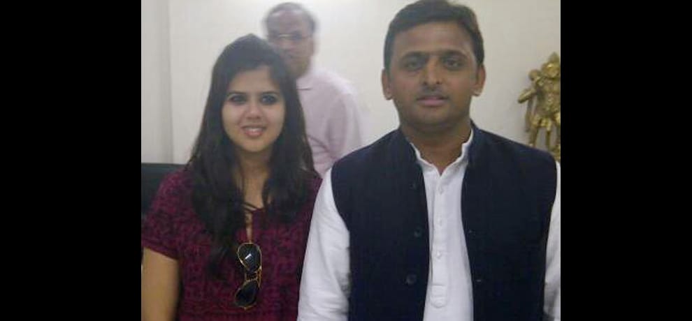 bjp spokeperson prem shukla made obscene comment on sp leader pankhudi pathak