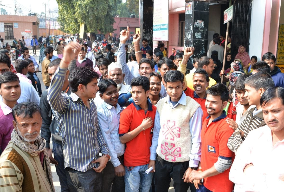 Health worker beaten by soldiers, commotion