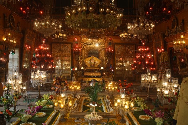 vasant panchami cellibration in shah bihari temple