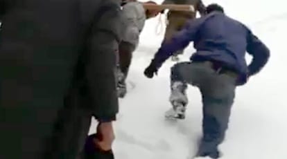 TROOP WALKED 70 KM WITH DEAD BODY OF HIS MOTHER IN KASHMIR
