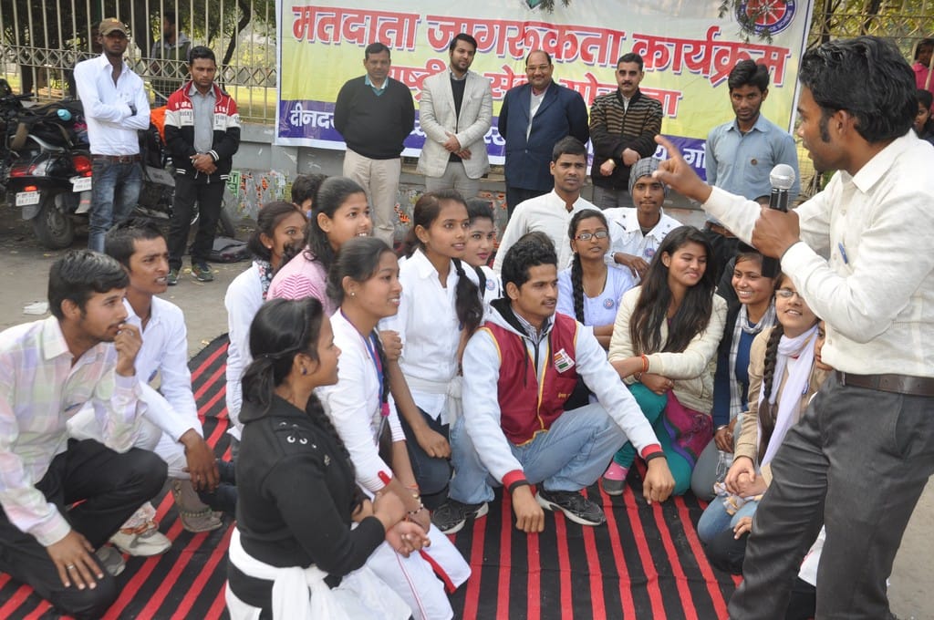 Students aware for voting