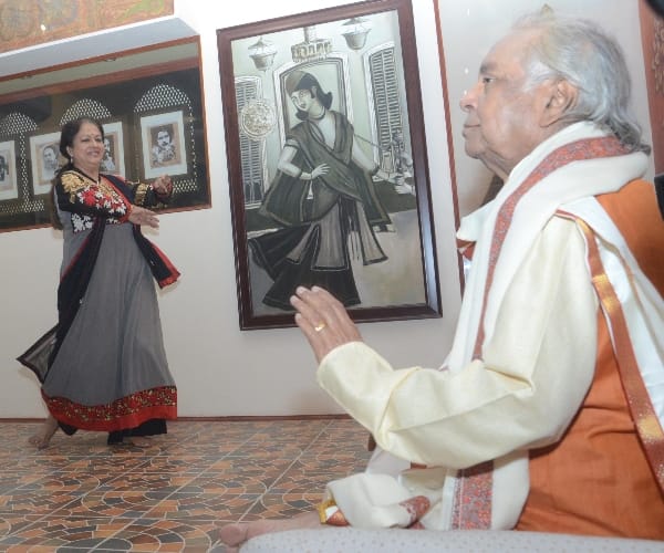  Birju maharaj in Lucknow.