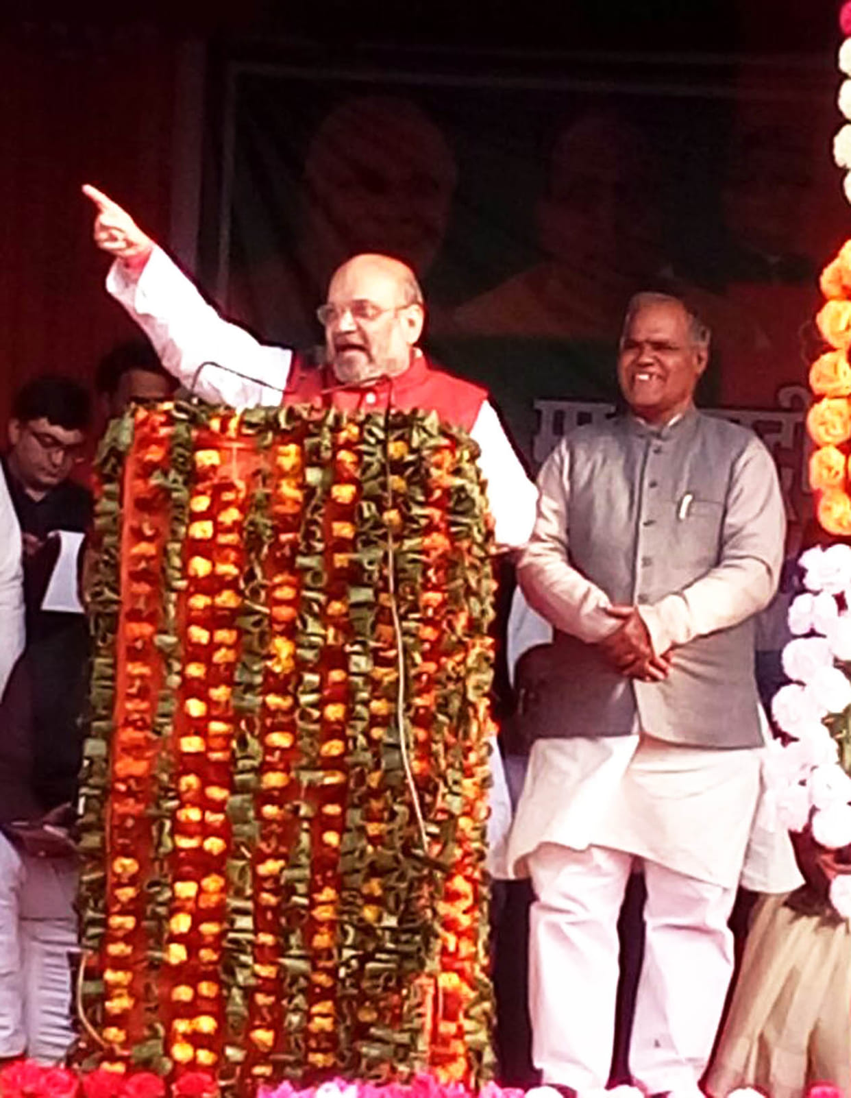 Looted the land and the other state: Amit Shah.
