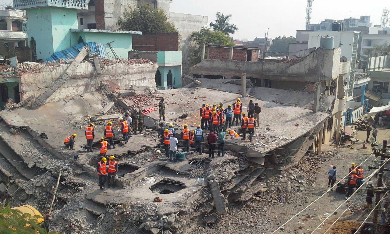 building collapses at kanpur jajmau