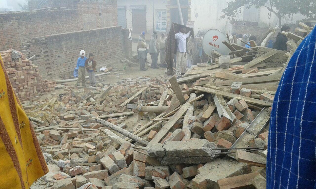 building collapse in roorkee